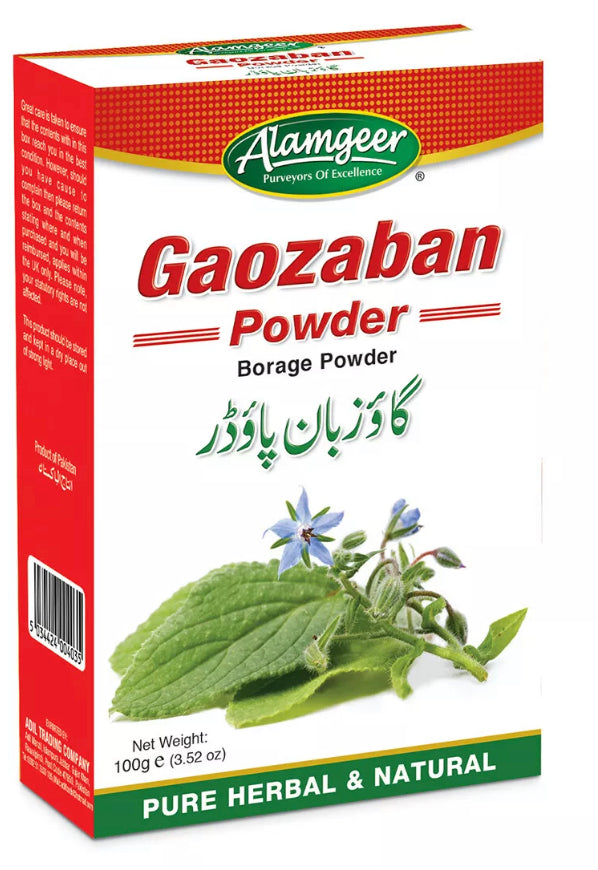 ALAMGEER GAOZABAN POWDER( BORAGE) 100g
