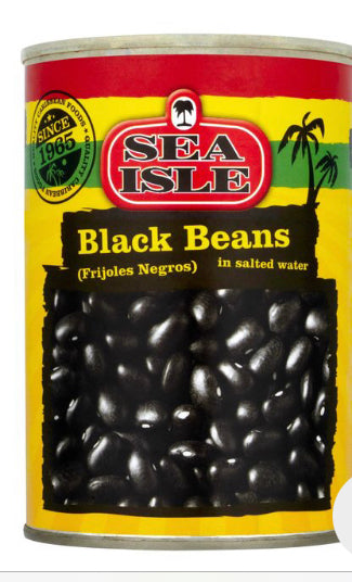 SEA ISLE BLACK BEANS IN SALTED WATER 400g