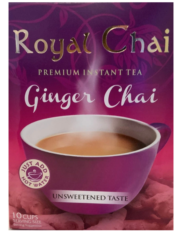 ROYAL CHAI GINGER CHAI (UNSWEETENED )180g