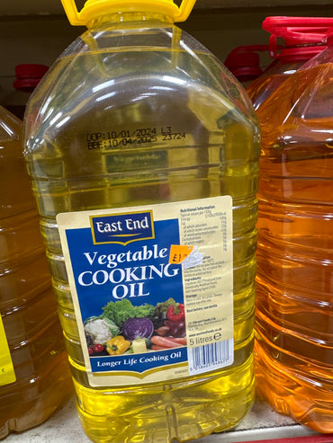 EAST END VEGETABLE COOKING OIL 5Ltr