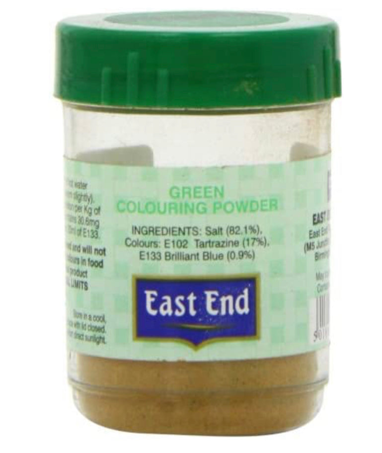 East end GREEN FOOD COLOURING 25g