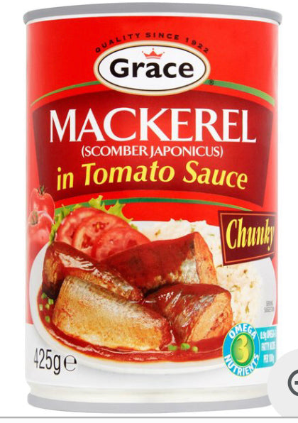 GRACE MACKEREL IN TOMATO SAUCE. 425g