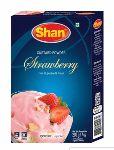 SHAN CUSTARD POWDER STRAWBERRY 200g