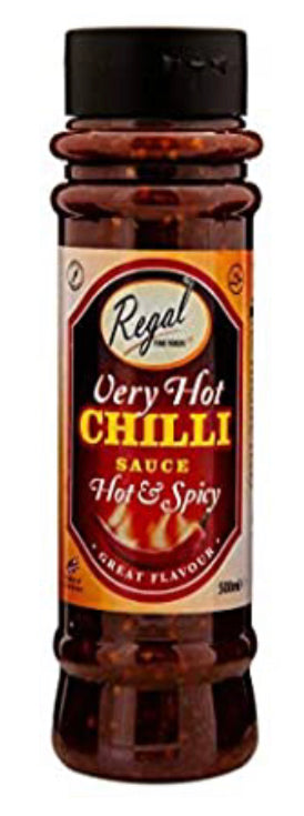 REGAL VERY HOT CHILLI SAUCE HOT & SPICY 500ml