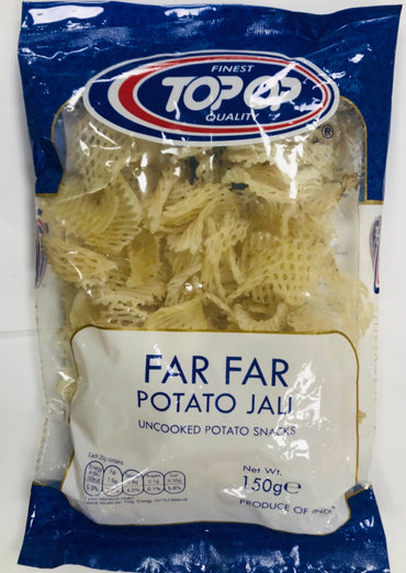 TOPOP FAR FAR POTATO JALI UNCOOKED WHEAT SNACKS 150g