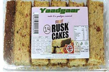 YAADGAAR FRUIT RUSK CAKES 14'S