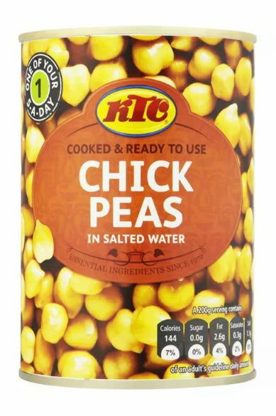 KTC CHICK PEAS IN SALT WATER 400g