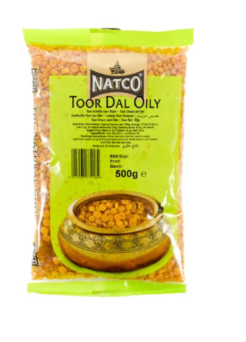 NATCO TOOR DAL OILY  500G