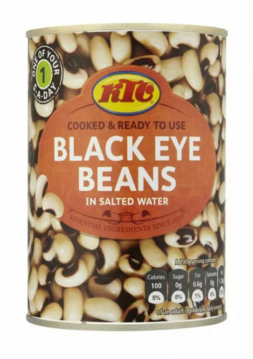 KTC BLACK EYE BEANS IN SALTED WATER 400g