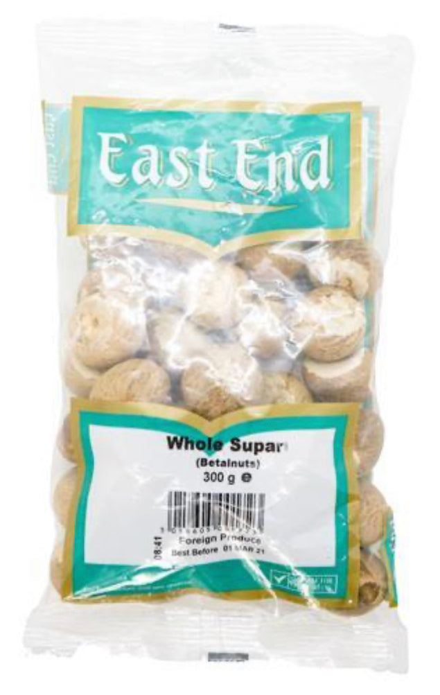 EAST END WHOLE SUPARI (BETALNUTS) 100G