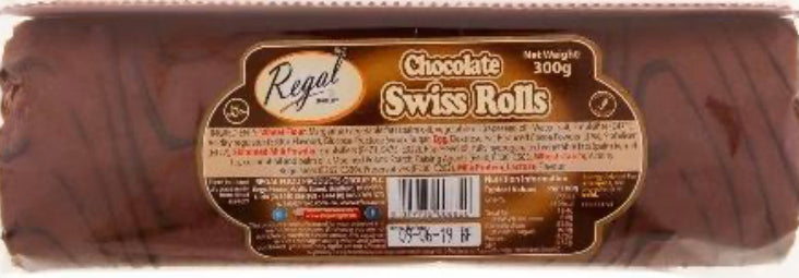 REGAL BAKERY CHOCOLATE SWISS ROLL 300G