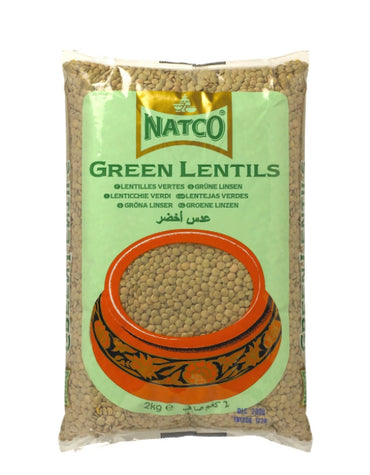 NATCO GREEN LENTILS 2KG