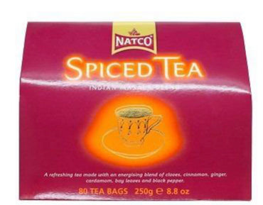 NATCO SPICED TEA INDIAN MASALA BLEND 250g (80 tea bags)