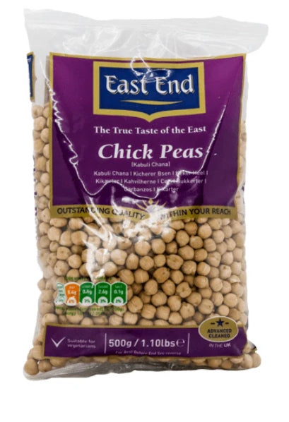 EAST END CHICK PEAS 500G