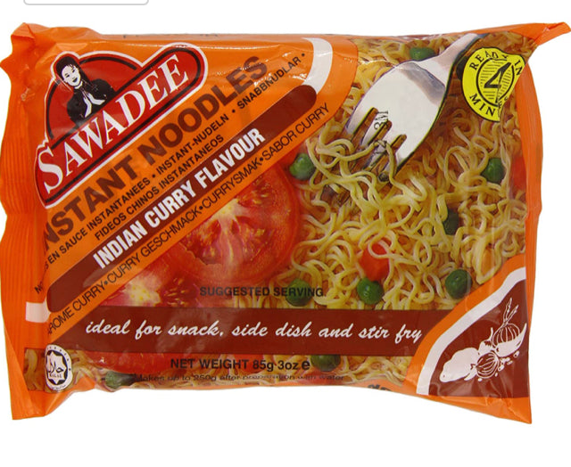 SAWADEE INSTANT NOODLES INDIAN CURRY FLAVOUR 85g