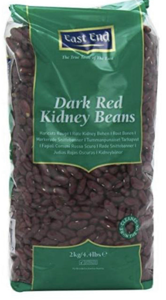 EAST END DARK RED KIDNEY BEANS 2KG (BRICK PACK)