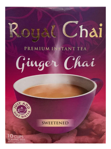 ROYAL CHAI GINGER  CHAI (SWEETENED )220g