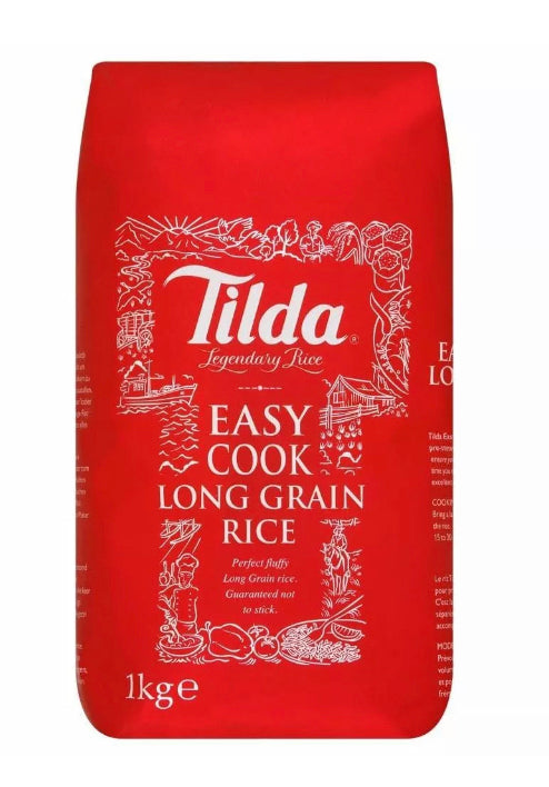 TILDA EASY COOK LONG GRAIN RICE 1KG