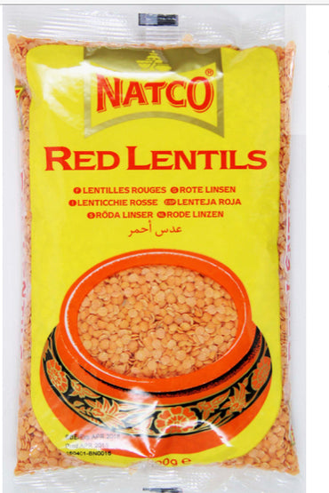 NATCO RED LENTILS 500G