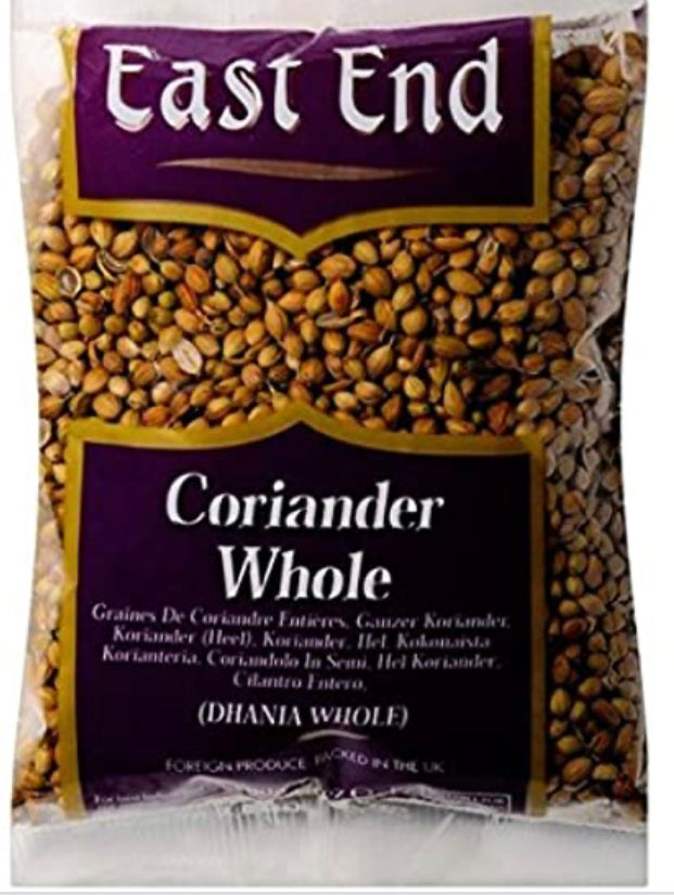 EAST END CORRIANDER WHOLE DARK (DHANIA) 400G