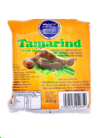 HEERA TAMARIND WITH SEEDS 400g