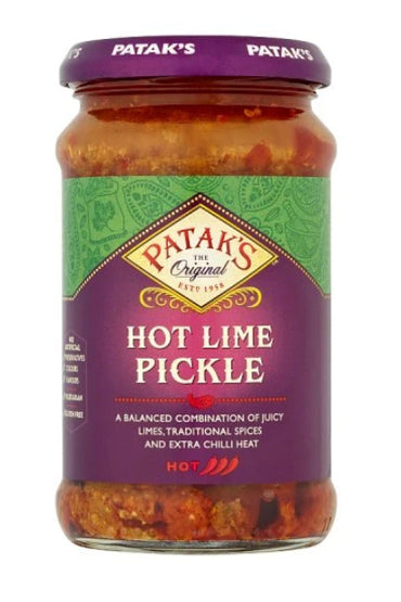 PATAK’S HOT LIME PICKLE 283G