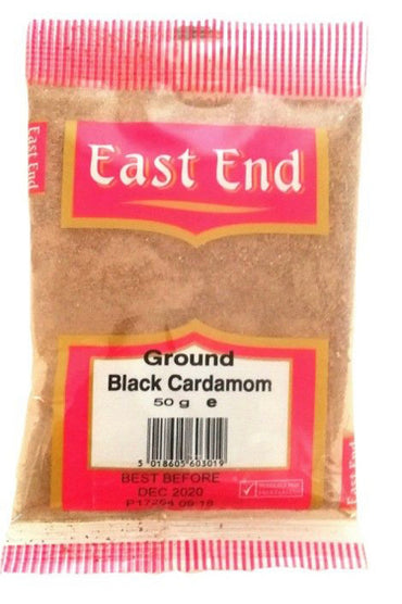 EAST END GROUND BLACK CARDAMOM 50G