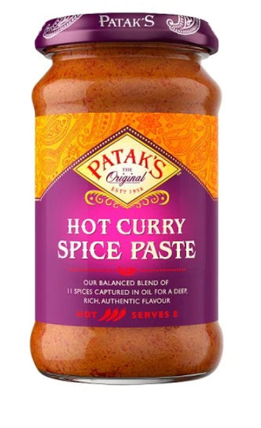 PATAK’S HOT CURRY SPICE PASTE 283G