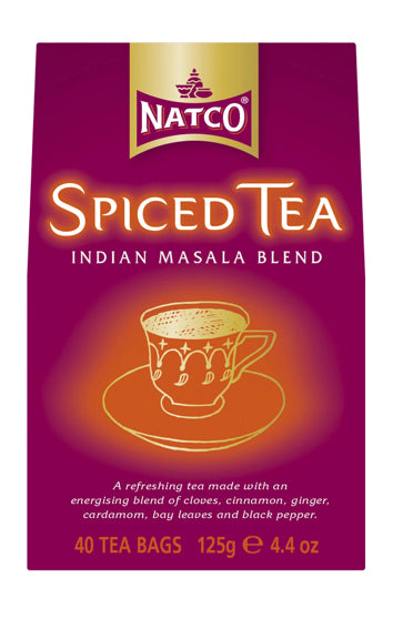 NATCO SPICED TEA (INDIAN MASALA BLEND) 125g (40 tea bags