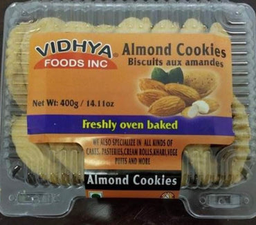 VIDHYA ALMOND COOKIES 400G