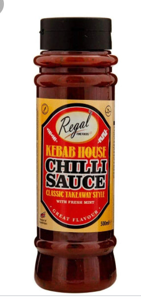 REGAL KEBAB HOUSE CHILLI SAUCE  500ml