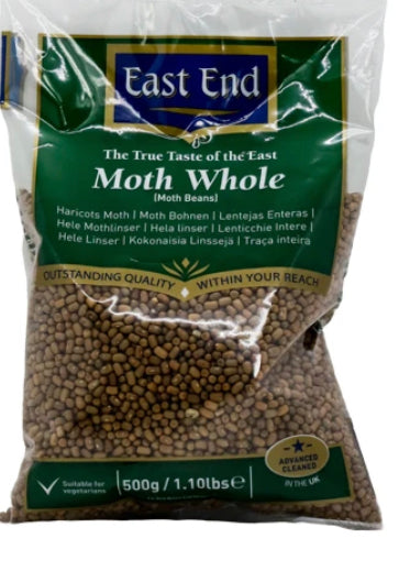 EAST END MOTH WHOLE (BEANS) 500G