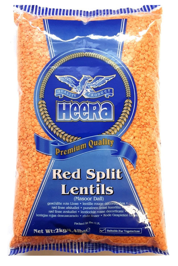 HEERA RED SPLIT LENTILS 2KG