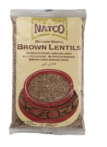 NATCO BROWN LENTILS 500G