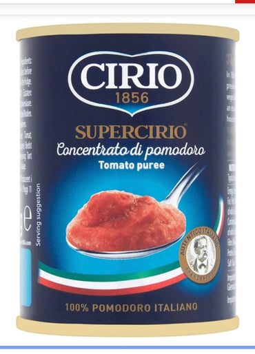 CIRIO SUPERCIRIO CONCENTRATED TOMATO PUREE 400g