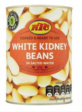 KTC WHITE KIDNEY BEANS IN SALTED WATER 400g