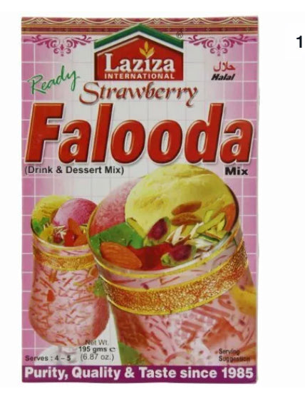 LAZIZA STRAWBERRY FALOODA MIX 195G