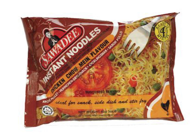 SAWADEE INSTANT NOODLES CHICKEN CHOW MEIN FLAVOUR 85g