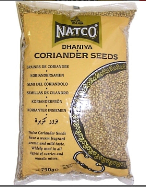 NATCO CORRIANDER SEEDS (DHANIA) 750G