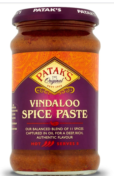 PATAK’S VINDALOO SPICE PASTE 283G