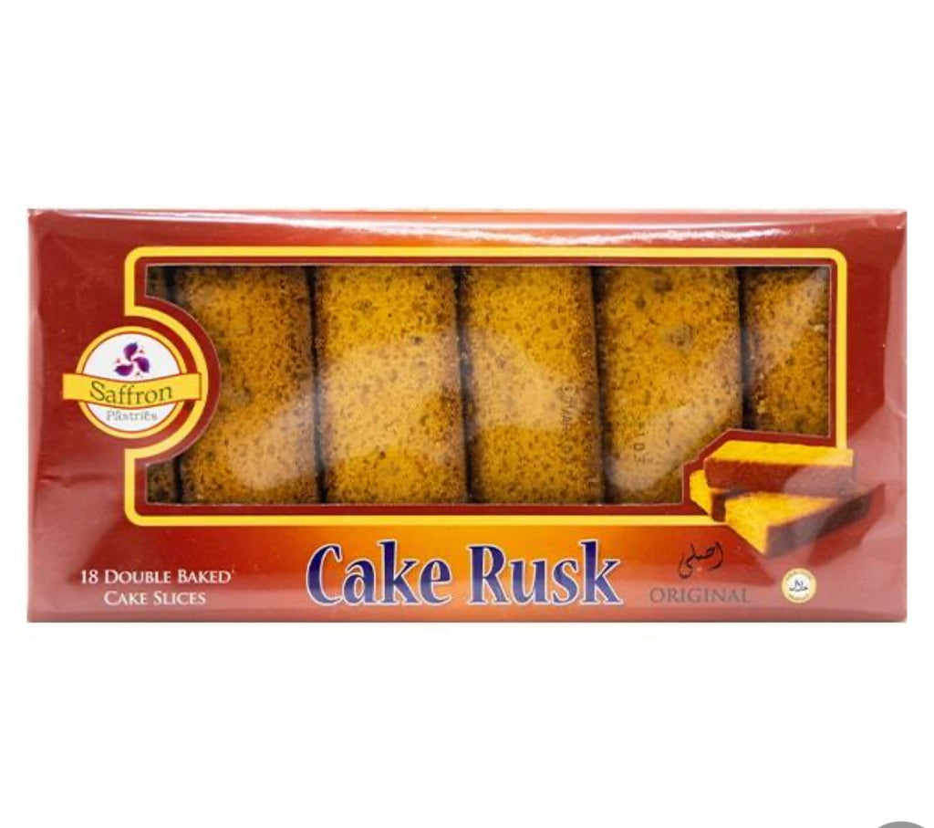 SAFFRON PASTRIES ORIGINAL CAKE RUSK 18PCS