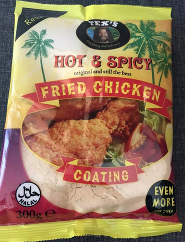 TEX"S FRIED CHICKEN COATING (HOT& SPICY) 300G