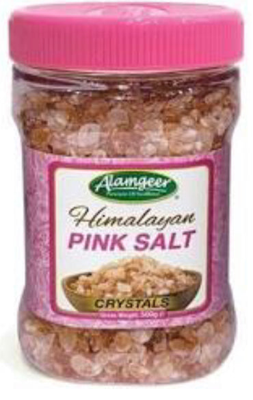 ALAMGEER HIMALAYAN PINK SALT WHOLE 375g