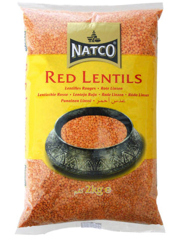 NATCO RED LENTILS 2KG