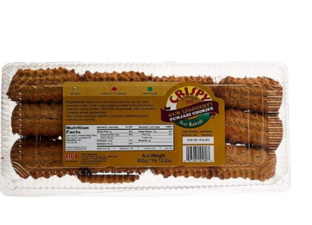 CRISPY GUR JAGGERY PUNJABI COOKIES 800G