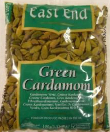 EAST END GREEN CARDAMOM 100G