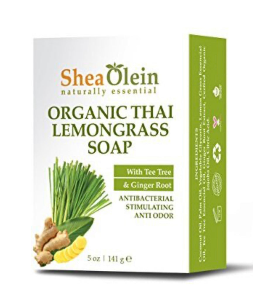 SHEA OLEIN ORGANIC THAI LEMONGRASS SOAP 141G