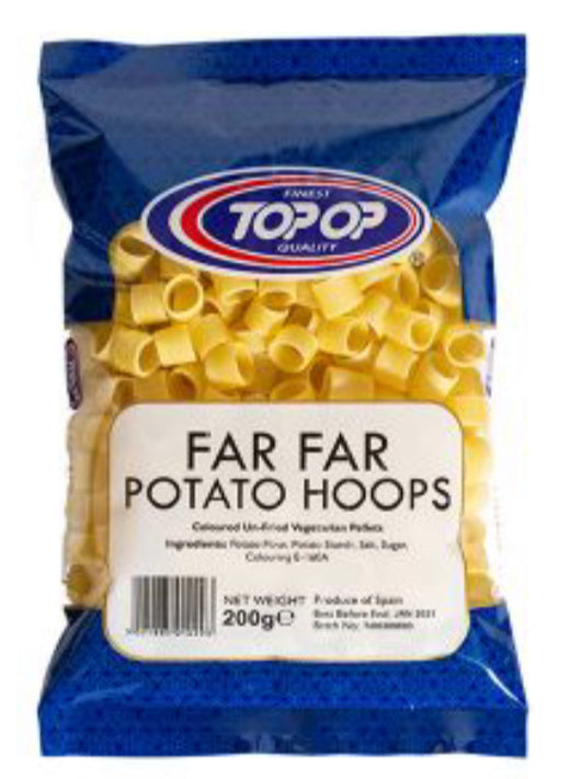 TOPOP FAR FAR POTATO HOOPS 200g