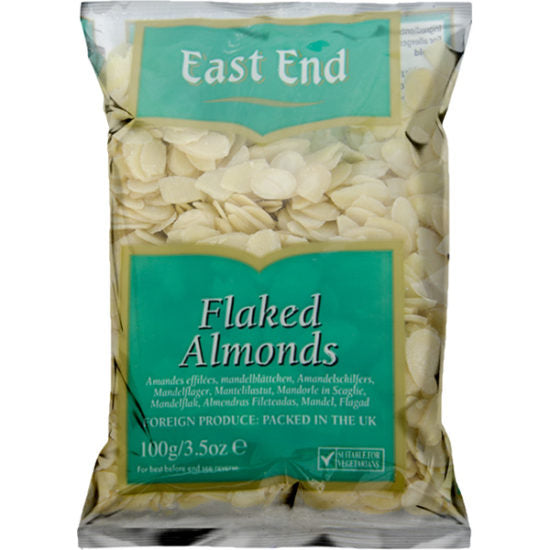 EAST END FLAKED ALMONDS 100G