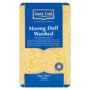 EAST END MOONG DALL WASHED 2KG (BRICK PACK)